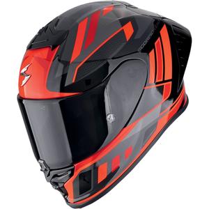 Casca moto integrala Scorpion EXO-R1 EVO II AIR VITAL negru-argintiu-rosu