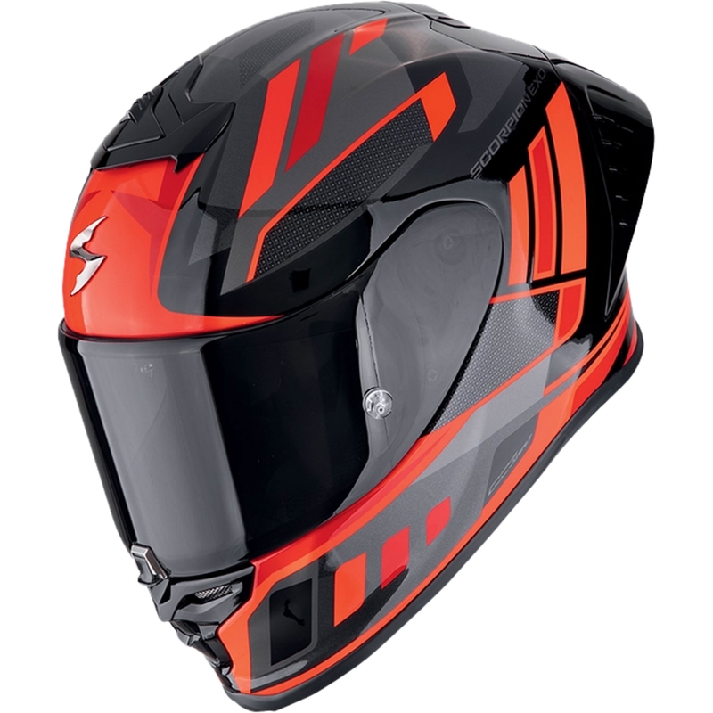 Casca moto integrala Scorpion EXO-R1 EVO II AIR VITAL negru-argintiu-rosu