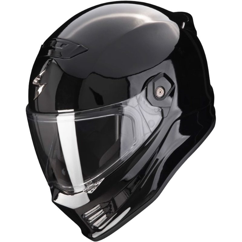 Cască integrală pentru motocicletă SCORPION COVERT FX neagră lucioasă