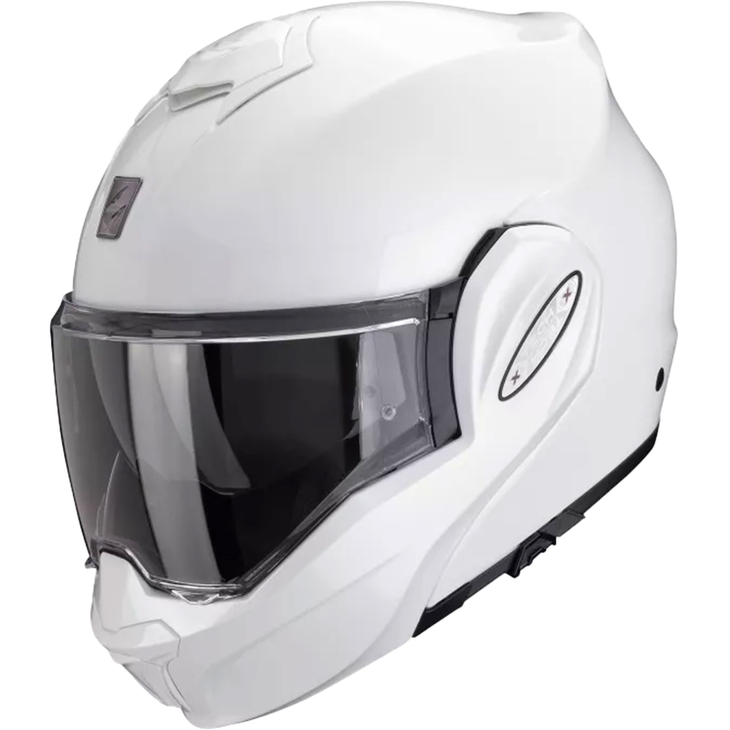 Cască de protecție Scorpion EXO-TECH EVO PRO SOLID alb perlat Scorpion EXO-TECH EVO PRO SOLID