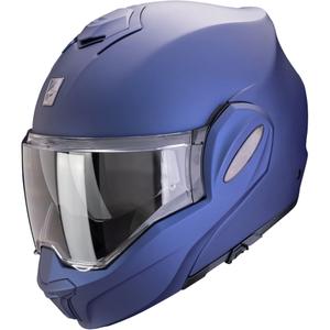 Cască de protecție Scorpion EXO-TECH EVO PRO SOLID albastru mat metalizat Scorpion EXO-TECH EVO PRO SOLID