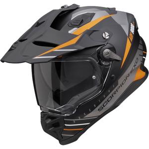 Casca enduro Scorpion ADF-9000 Air Feat negru mat-argintiu-portocaliu