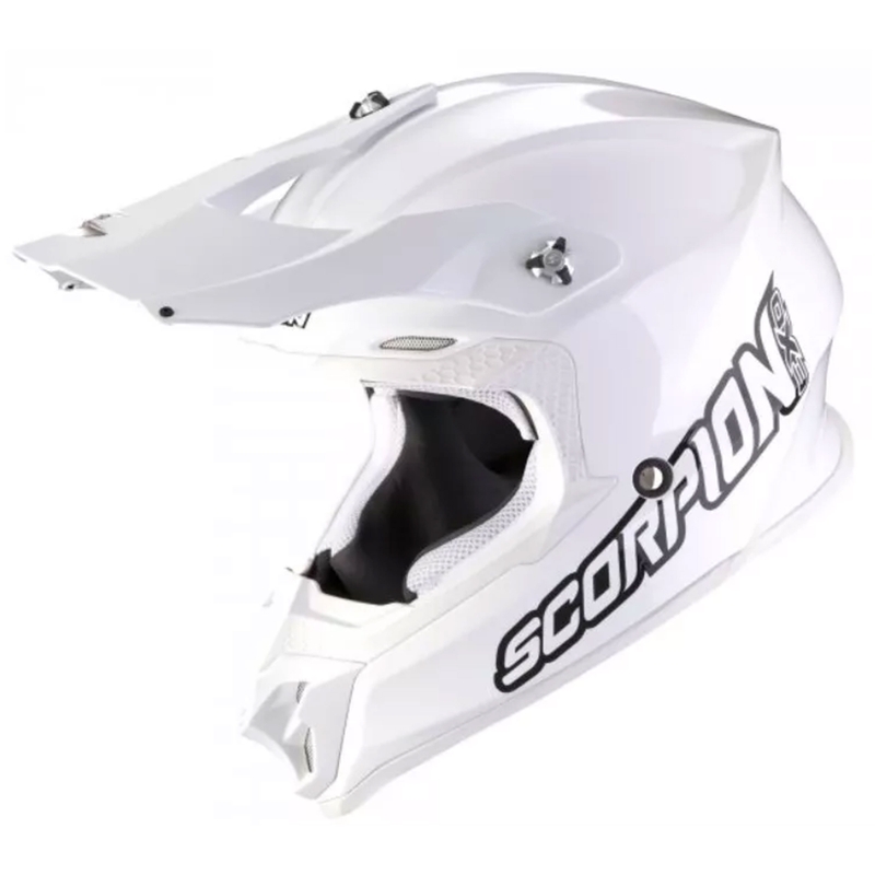Cască de motocros Scorpion VX-16 EVO AIR Solid white