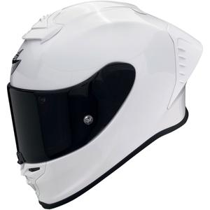 Casca moto integrala Scorpion EXO-R1 EVO AIR FIM Racing #1 alb perlat solid