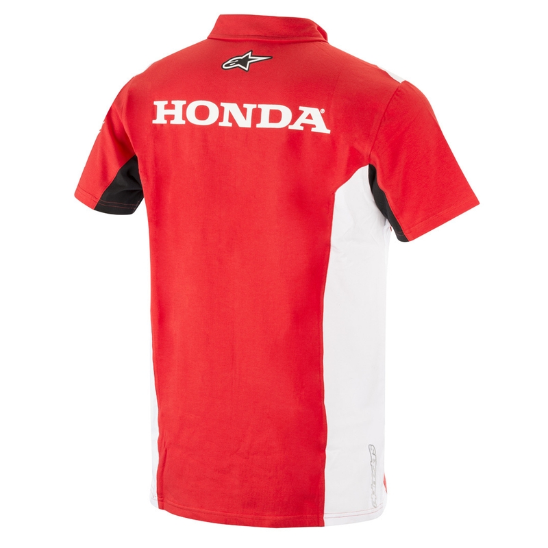 Alpinestars Honda T-shirt cu guler roșu