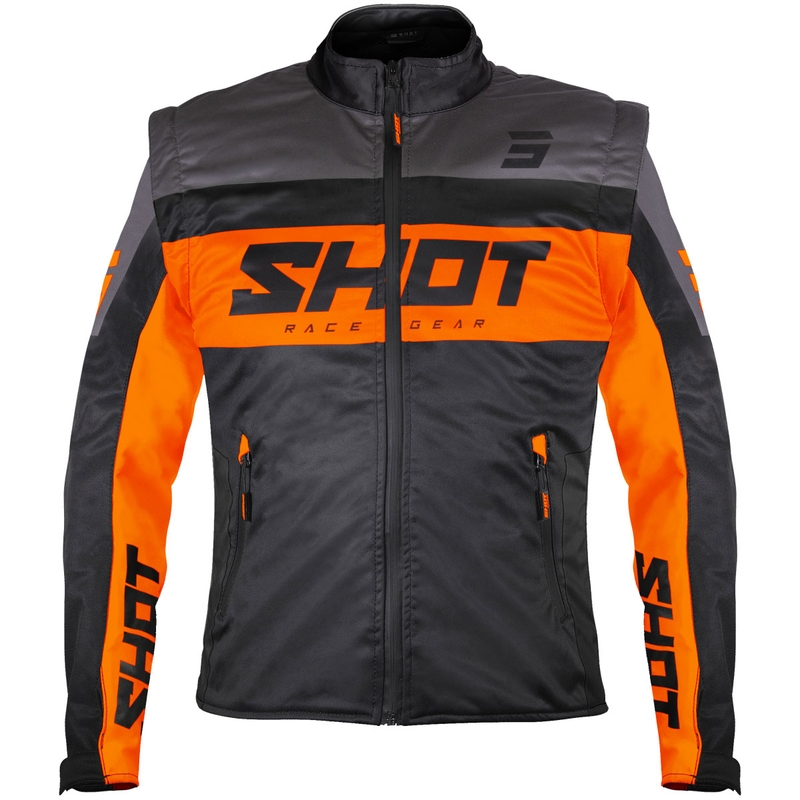 Geacă softshell Shot Softshell Lite negru-portocaliu