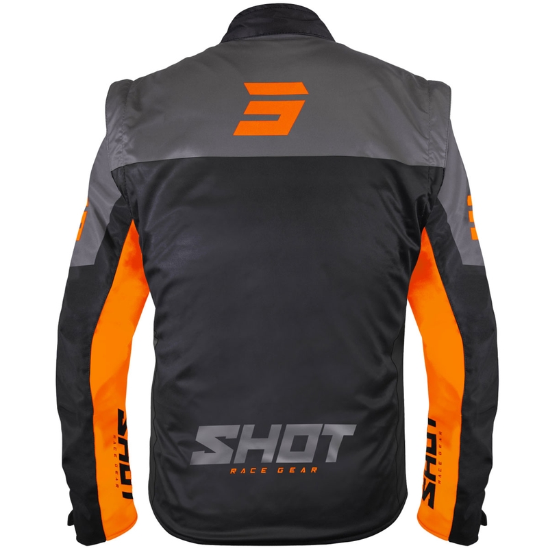 Geacă softshell Shot Softshell Lite negru-portocaliu