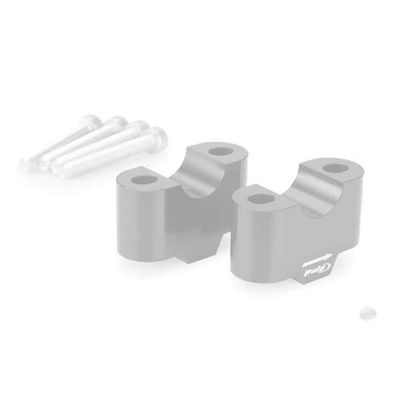 Risers PUIG argintiu height 30mm, d 22mm