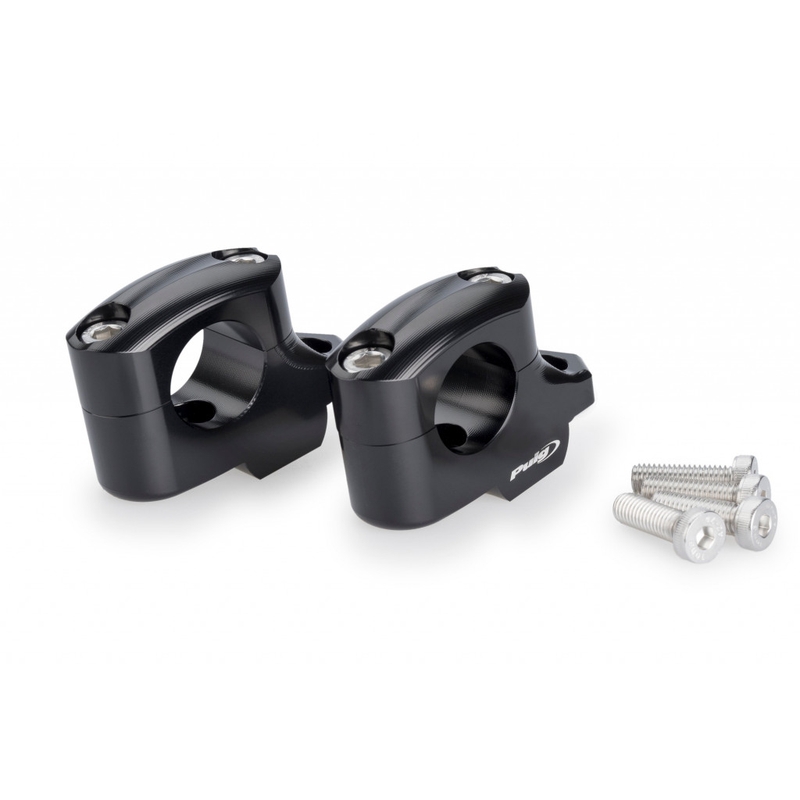 Risers PUIG PULLBACK Negru height 25mm, d 29mm