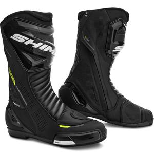 Ghete motociclete Shima RX-3 negru-galben fluo