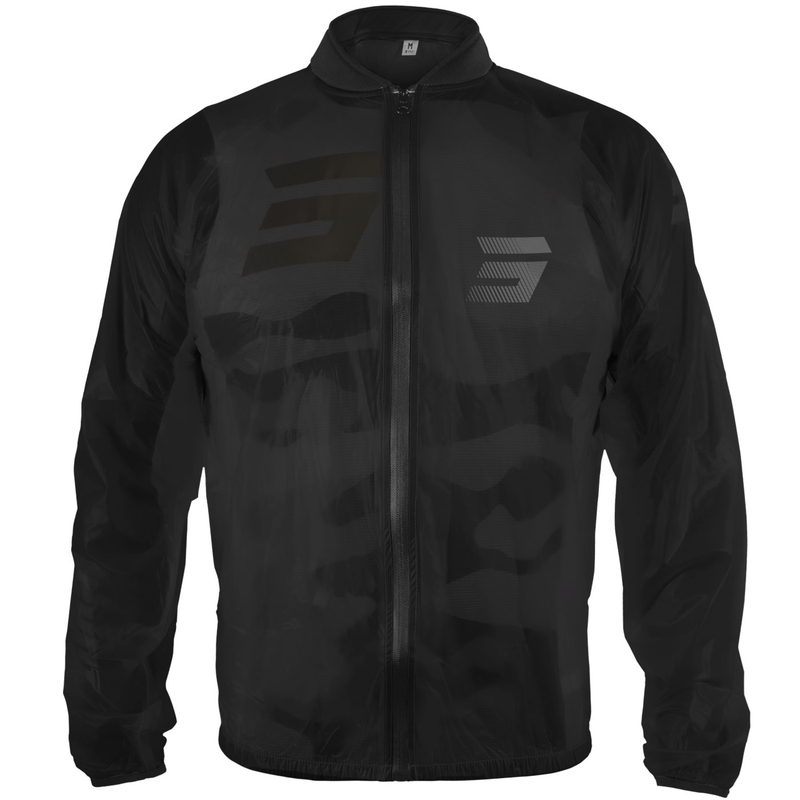 Jachetă de ploaie Shot Windbreaker neagră