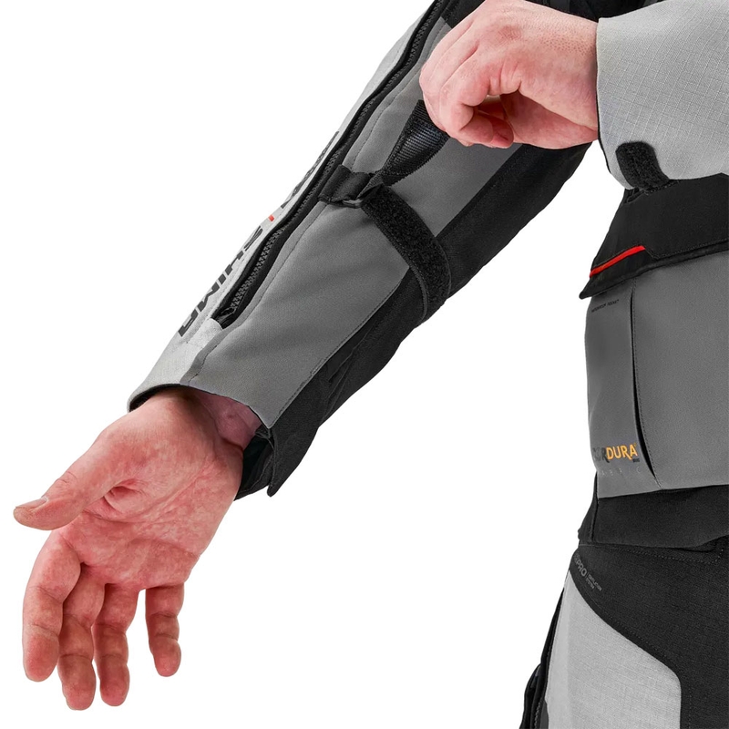 Geacă de motocicletă Shima Tracker gri deschis