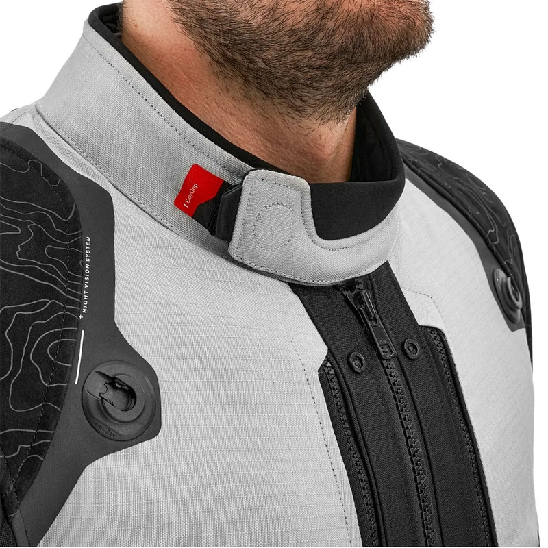 Geacă de motocicletă Shima Tracker gri deschis