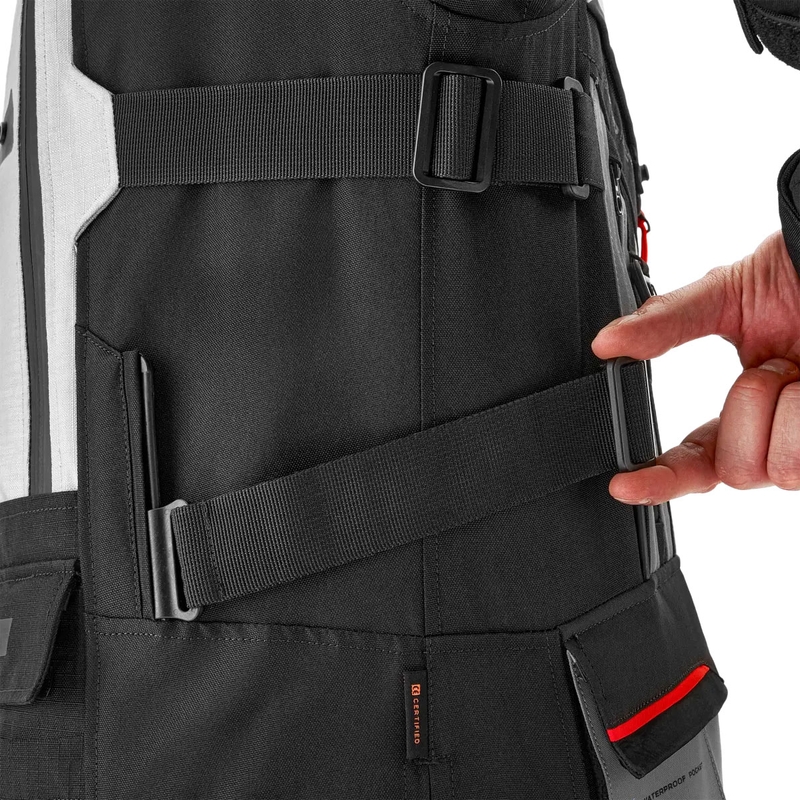 Geacă de motocicletă Shima Tracker gri deschis