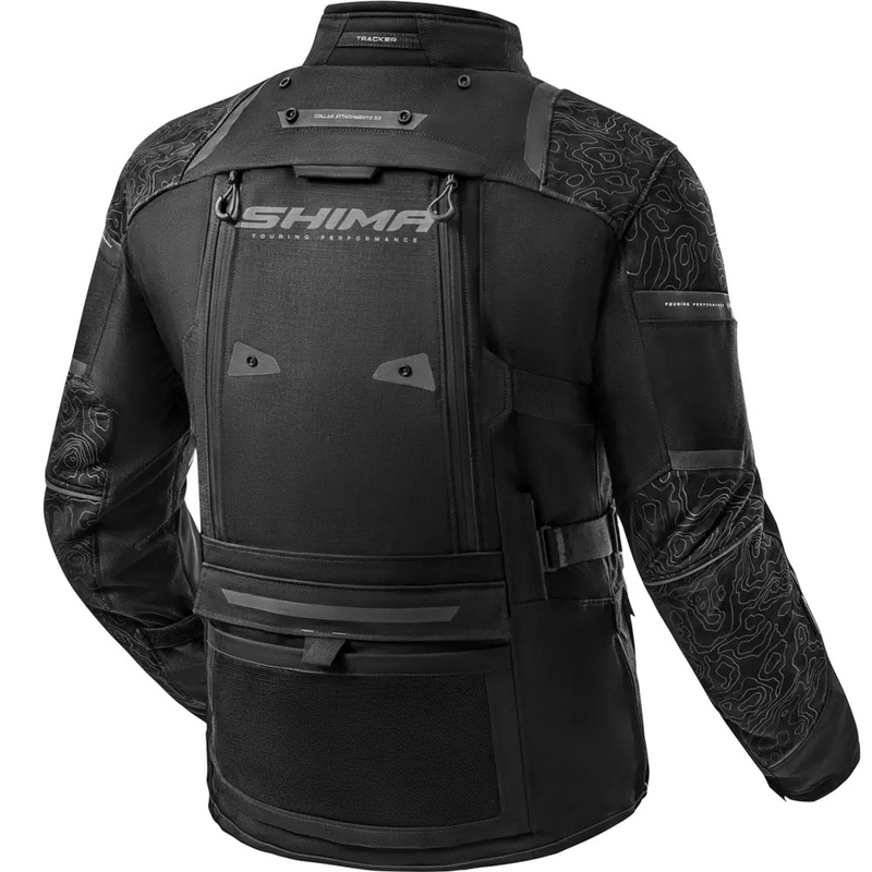 Geacă de motocicletă Shima Tracker neagră