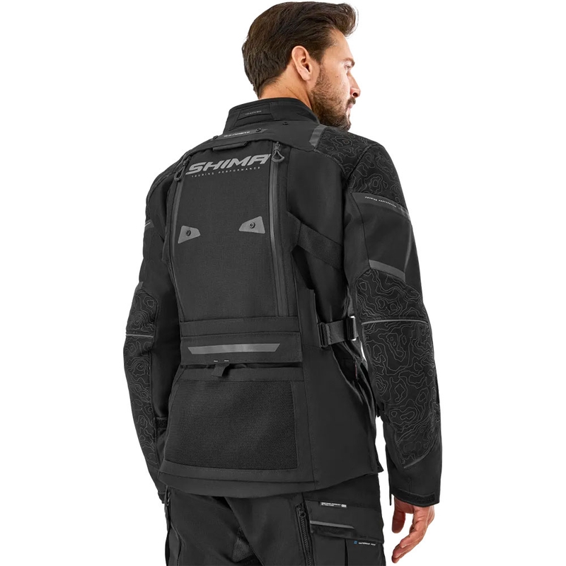 Geacă de motocicletă Shima Tracker neagră