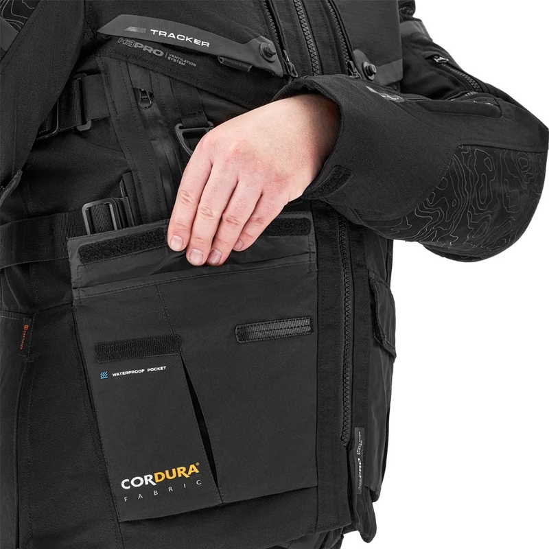 Geacă de motocicletă Shima Tracker neagră