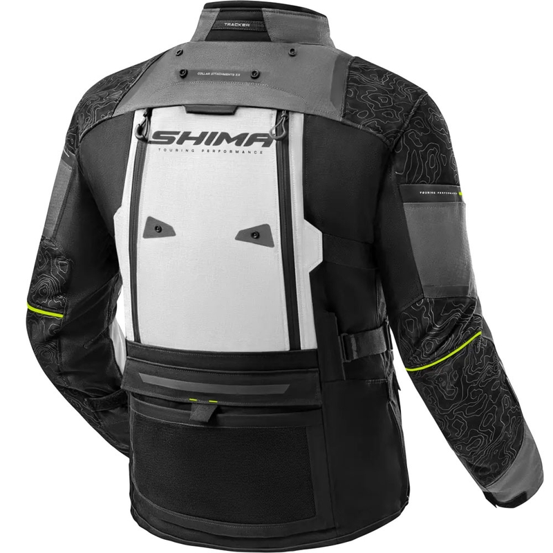 Geacă de motocicletă Shima Tracker gri