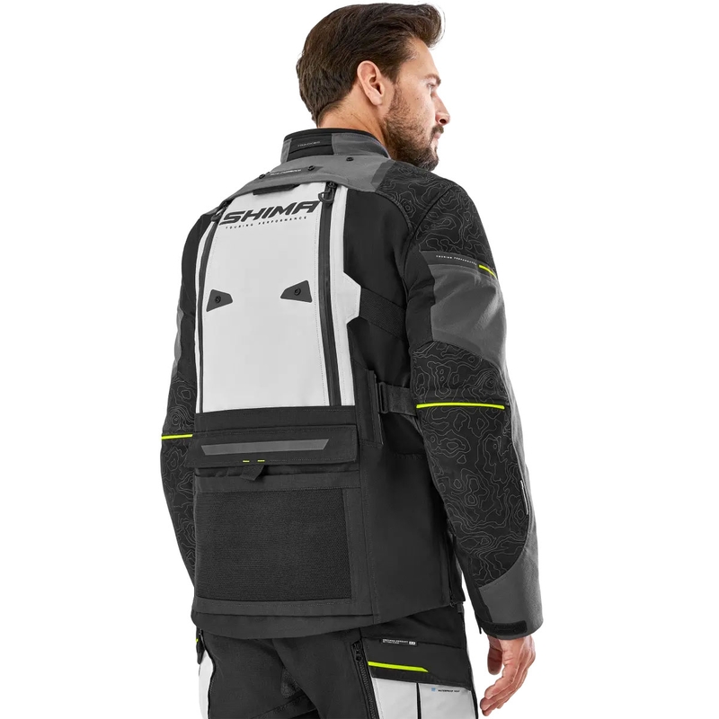 Geacă de motocicletă Shima Tracker gri
