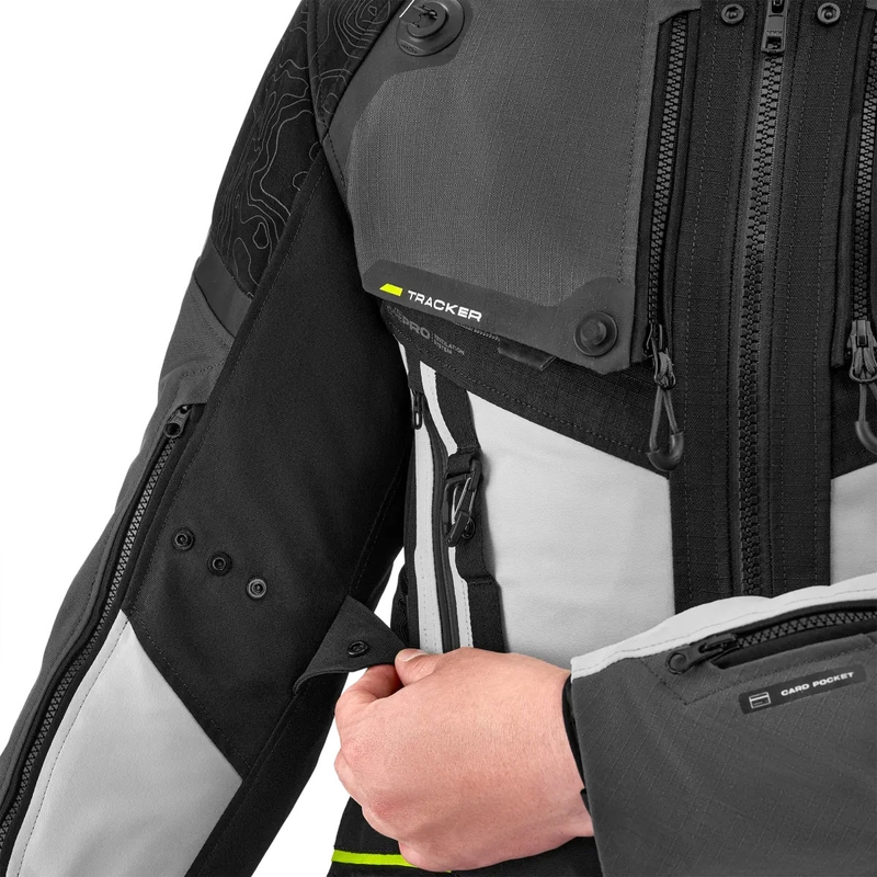 Geacă de motocicletă Shima Tracker gri