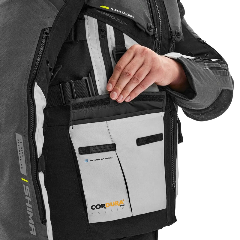 Geacă de motocicletă Shima Tracker gri