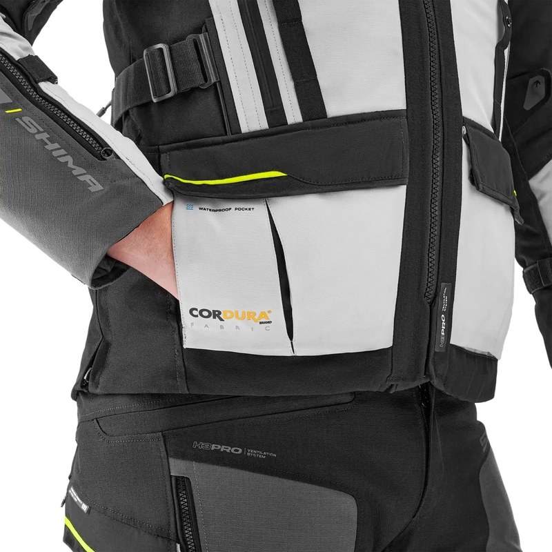 Geacă de motocicletă Shima Tracker gri