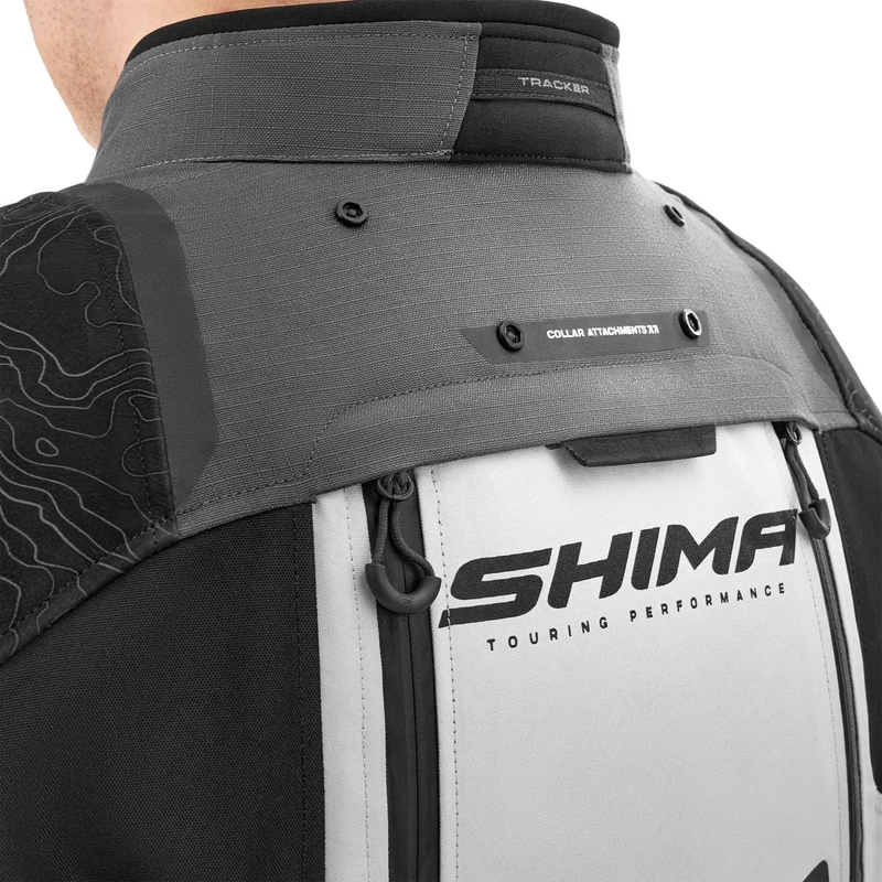 Geacă de motocicletă Shima Tracker gri