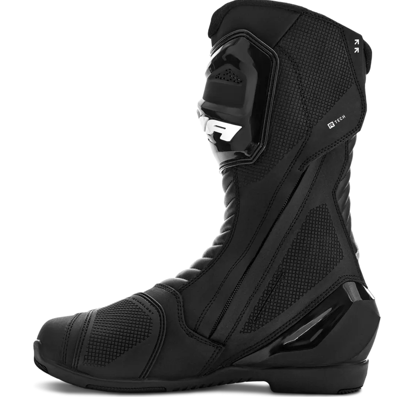 Ghete moto pentru femei Shima RX-3 negru-alb