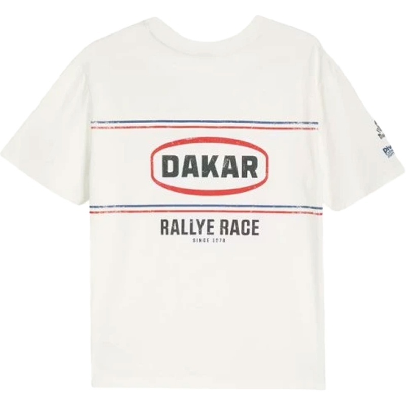 Tricou Dakar Vint OV alb