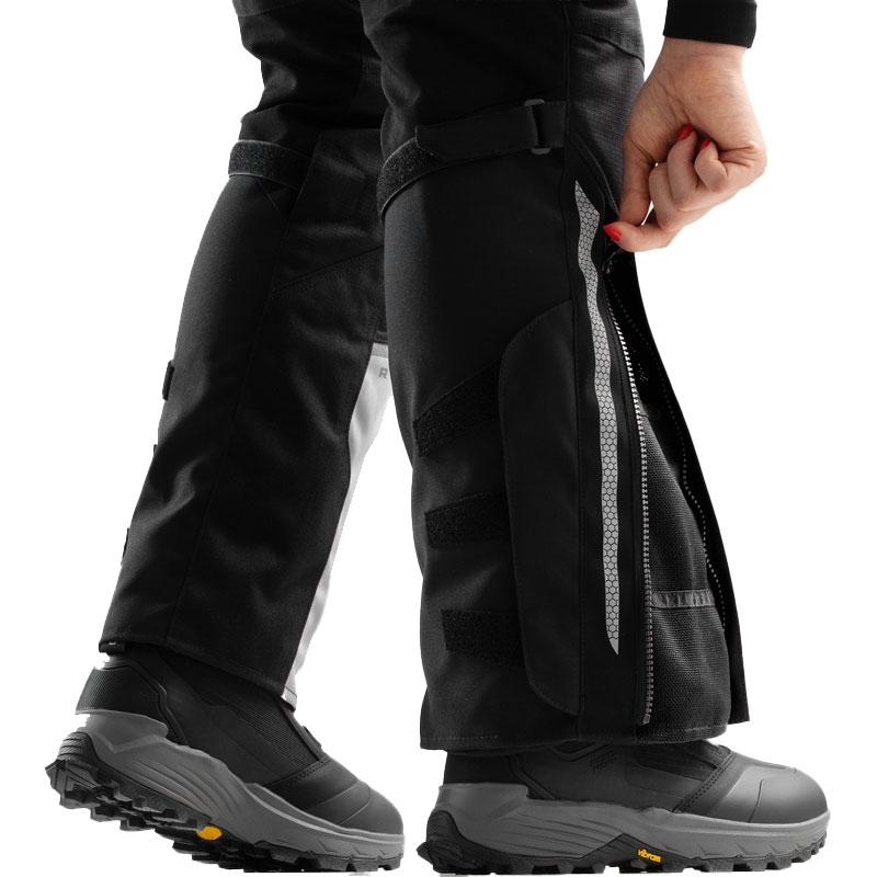 Pantaloni de motocicletă Rebelhorn Hardy 3.0 pentru femei, negru-gri