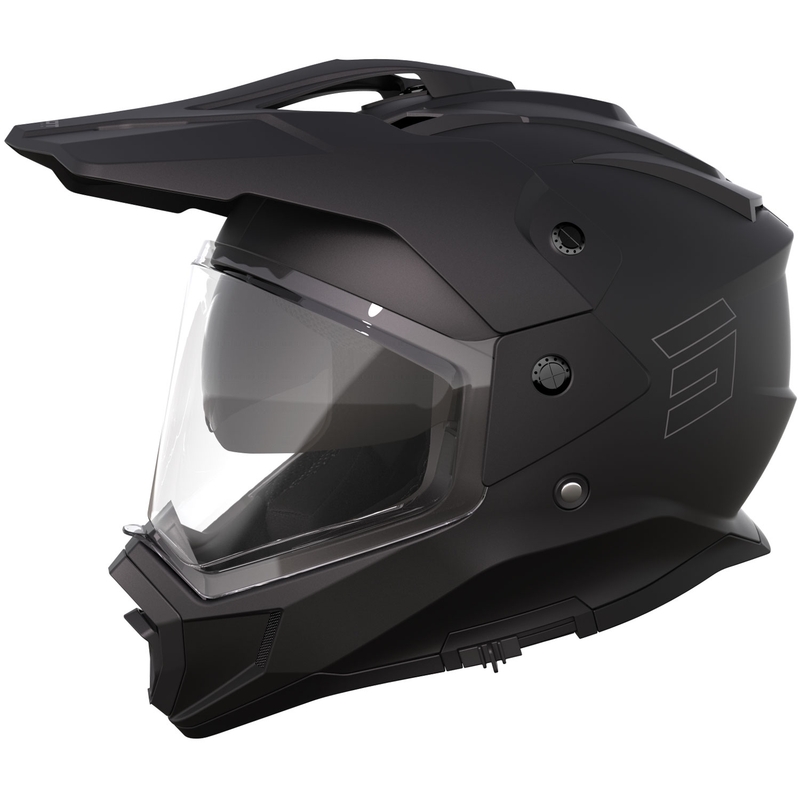 Cască de motocicletă Enduro Shot Trek Max Vision Solid negru mat