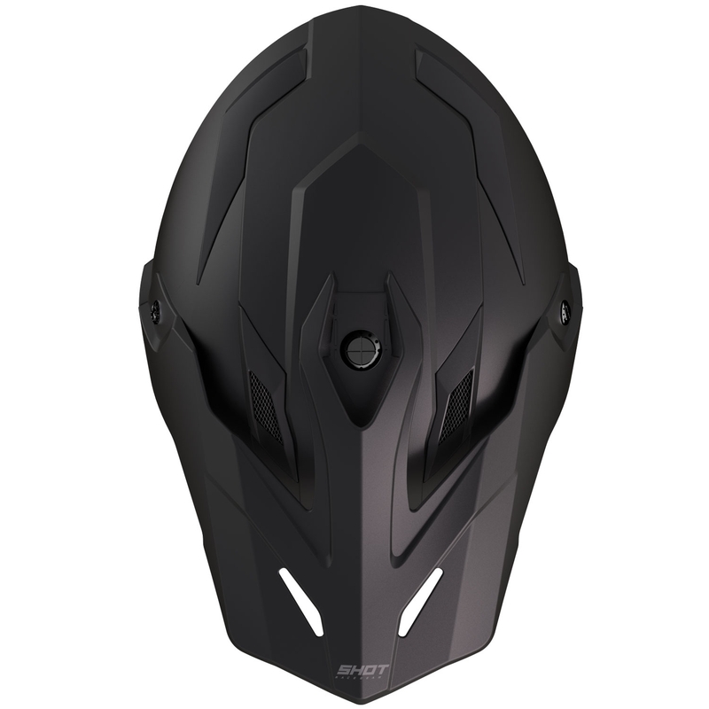 Cască de motocicletă Enduro Shot Trek Max Vision Solid negru mat