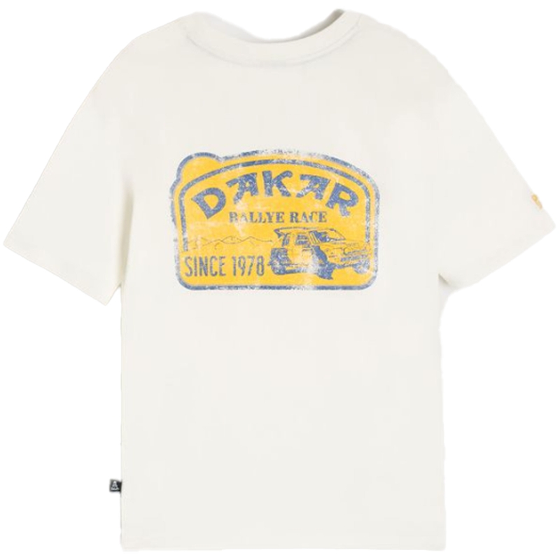 Tricou Dakar Vint B alb