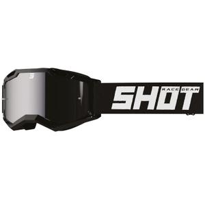 Ochelari motocross Shot Rocket Kid 2.0 drop negri cu lentile iridium