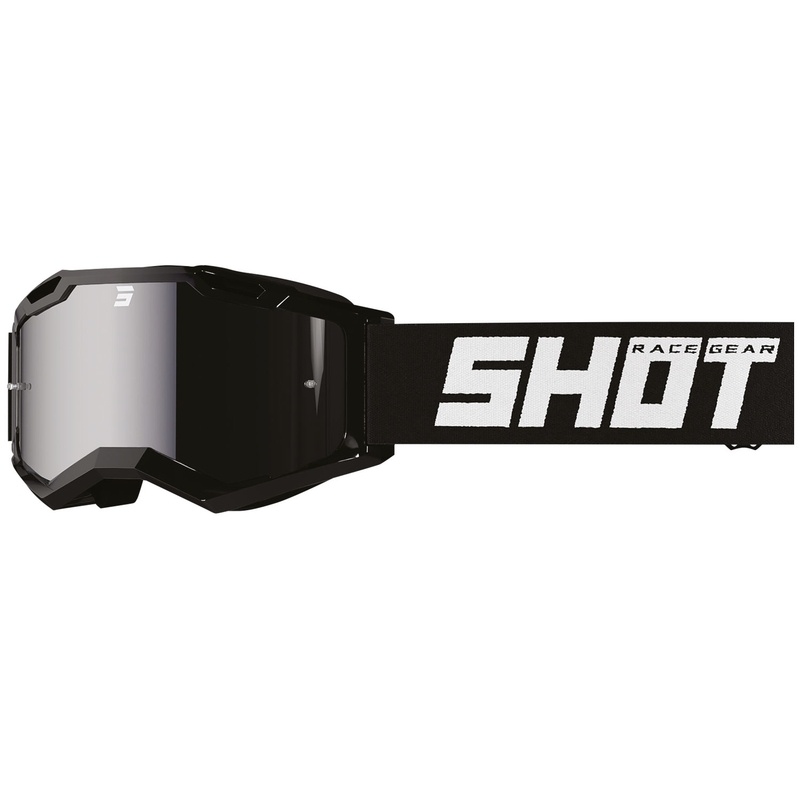 Ochelari motocross Shot Rocket Kid 2.0 drop negri cu lentile iridium