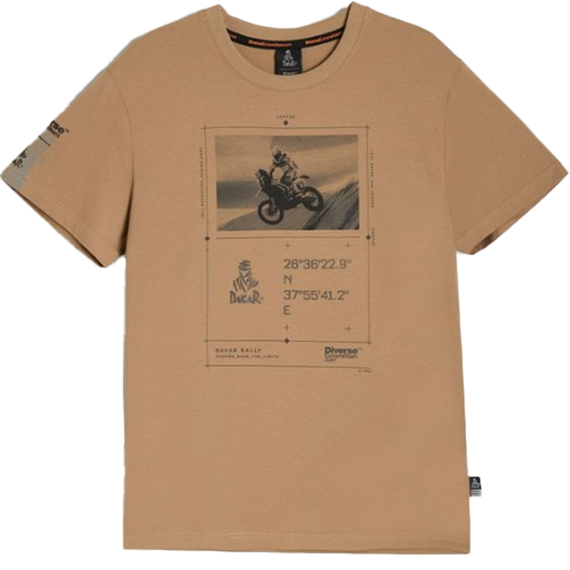 Tricou Dakar DES DSRT 0625 bej