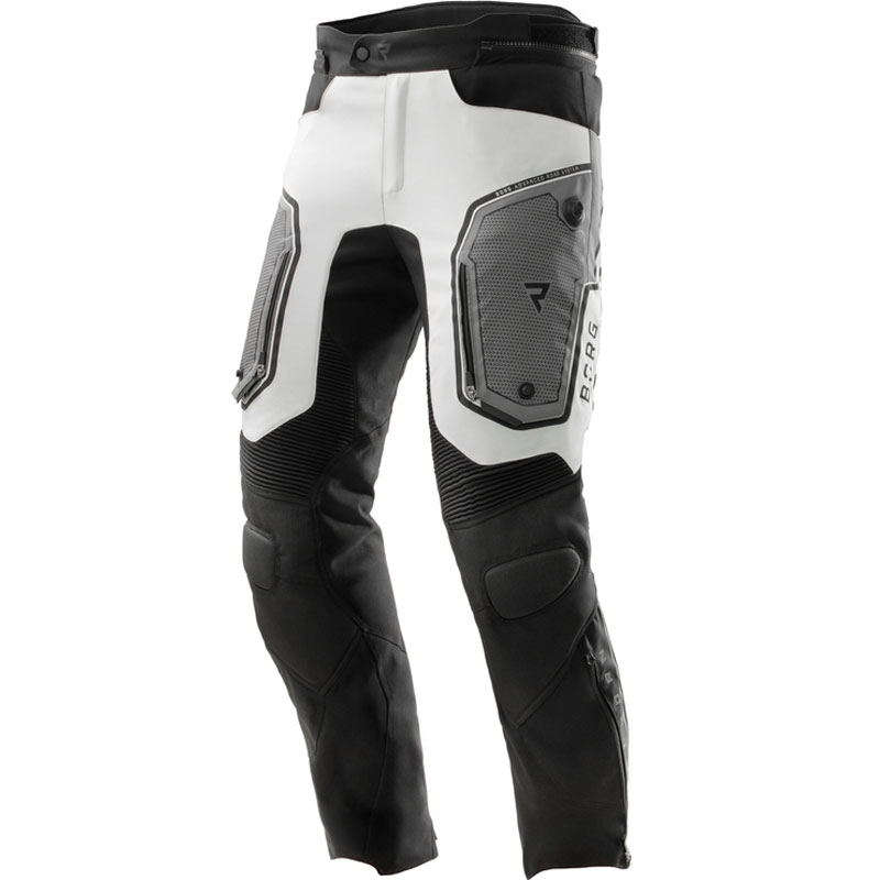 Pantaloni de motocicletă Rebelhorn Borg II negru-gri