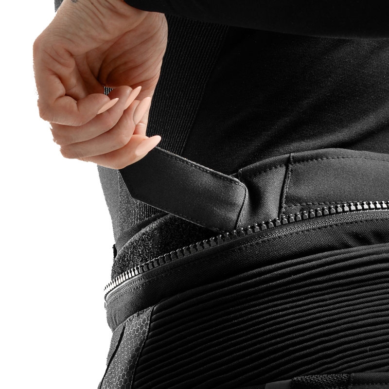 Pantaloni de motocicletă de damă prelungiți Rebelhorn Hiflow V negri