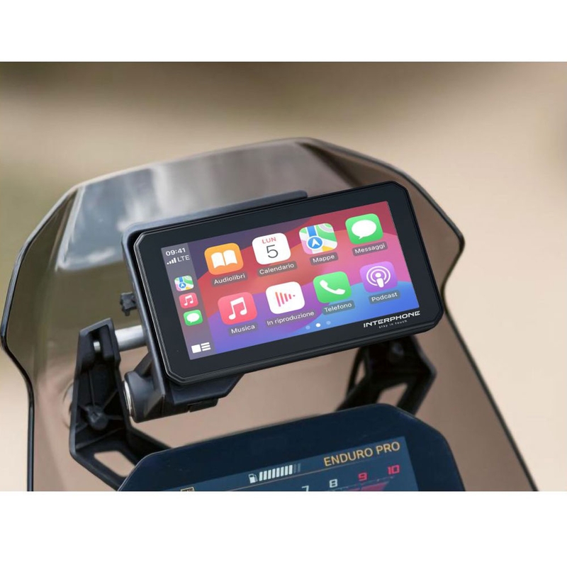Afișaj interfon BMW Apple CarPlay și Android Auto pentru motociclete