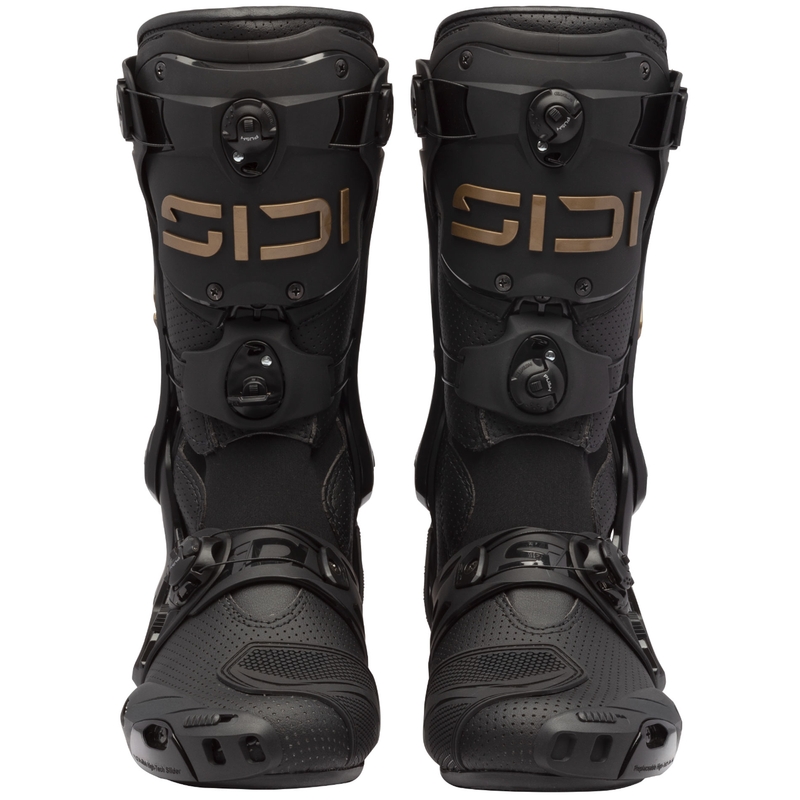 Ghete moto SiDi Rex Air negru-bronz