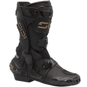 Ghete moto SiDi Rex Air negru-bronz