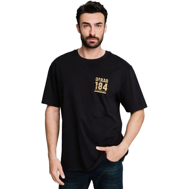Tricou Dakar Vint A negru