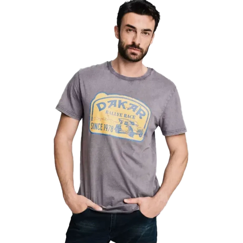 Tricou Dakar Vint 01 gri închis