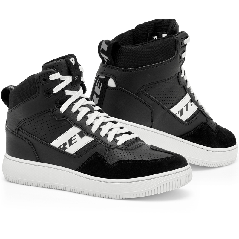 Ghete motociclete Revit Pacer negru-alb