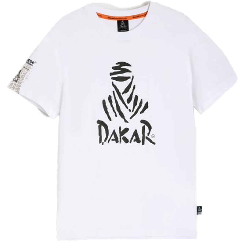 Tricou Dakar DES LOGO25 alb