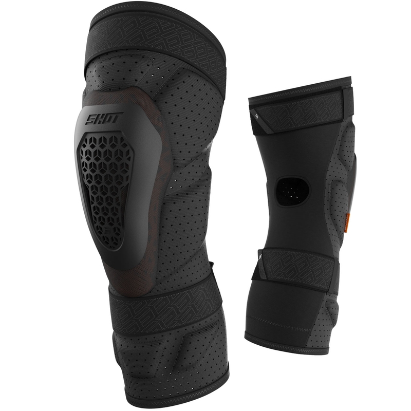Protecție genunchi Shot Race D3O® neagră