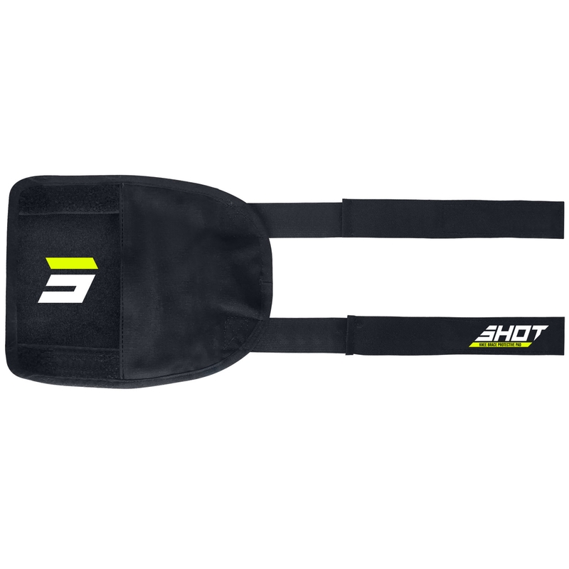 Protecție genunchi Shot Unpeak negru-galben fluo