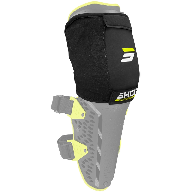 Protecție genunchi Shot Unpeak negru-galben fluo