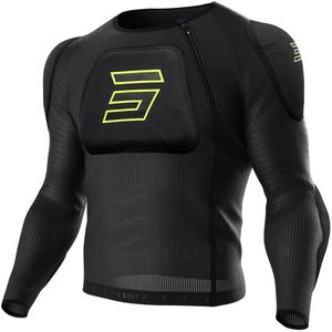 Vestă de protecție Shot Vest Prime negru-galben fluo
