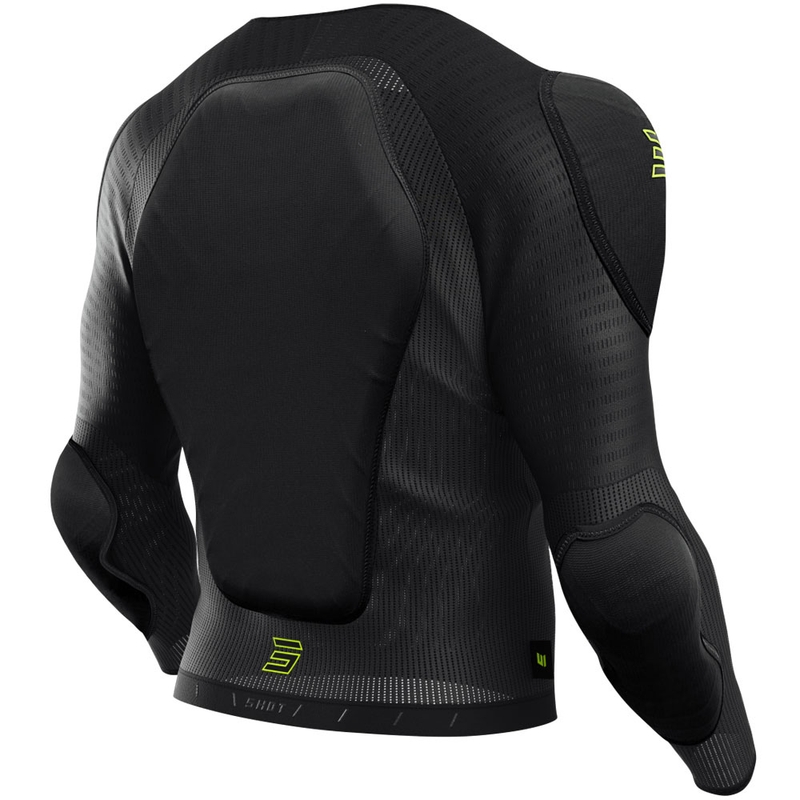 Vestă de protecție Shot Vest Prime negru-galben fluo
